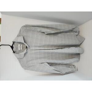 Calvin Klein Slim Fit Stretch Shirt - Gray Plaid